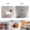 Baker's Secret Insulated Cookie Sheet Commercial Grade Natural Pure Aluminum Cookie Sheet Extra Thick